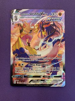 Pokemon TCG Rapid Strike Urshifu VMAX TG21/TG30 Brilliant Stars Secret Rare NM/M - Image 1