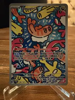 Pokemon Tatsugiri Twilight Masquerade Illustration Rare 186/167 NM - Image 1