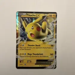 Pokemon TCG Pikachu EX Black Star Promo XY174 - Image 1