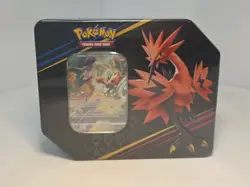 Pokemon Crown Zenith Galarian Zapdos Tin Brand New Factory Sealed Crown Zenith - Image 1