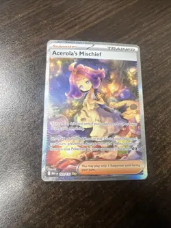 Acerola’s Mischief SIR 183/132 Pokemon Mega Evolution English NM - Image 1