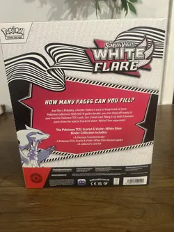 Pokemon White Flare Binder Collection Box NEW & SEALED - Image 2