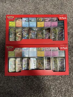 LOT OF 2 Pokemon Scarlet & Violet Prismatic Costco 8-pack Mini Tins - Image 1