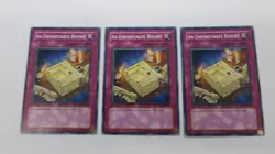 3x AN UNFORTUNATE REPORT GLAS-EN080 1ST EDITION COMMON YUGIOH NM / UNPLAYED - Image 1