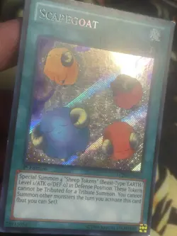 Yugioh: Scapegoat - LCJW-EN066 - Secret Rare - 1st Edition - MP - Image 3