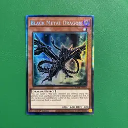 YuGiOh! - Black Metal Dragon RA04-EN016 Collector Rare 1st Edition Near Mint - Image 3