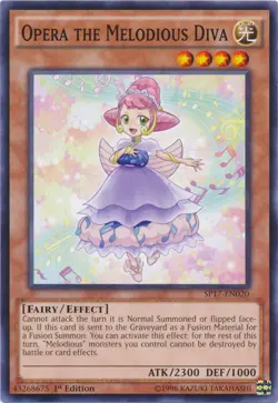 Yugioh! HP Opera the Melodious Diva - SP17-EN020 - Common - 1st Edition Heavily - Image 1