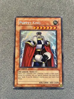 Yugioh! Puppet King CRMS-EN093 Secret Rare 1st Edition NM - Image 1