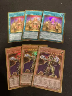 Yugioh 3x Cursed Eldland & Eldlich The Golden Lord MAGO-EN024 MGED-EN048 Mint! - Image 1