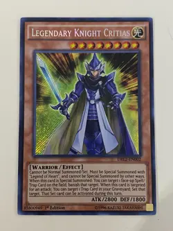Yugioh Timaeus the Knight of Destiny Set 1st Ed Critias Hermos Green - Free Holo - Image 5