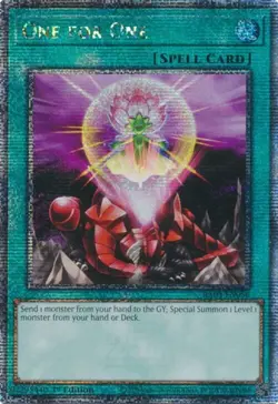 Yugioh! One for One - RA03-EN056 - Quarter Century Secret Rare - 1st Edition Nea - Image 1