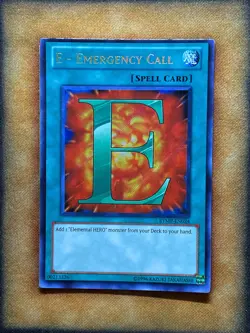 Yugioh E - Emergency Call RYMP-EN024 Secret Rare LP - Image 1