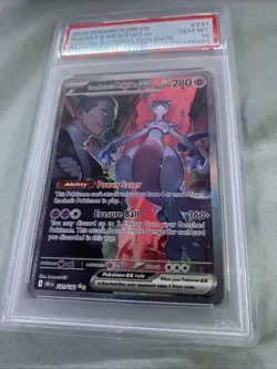 Pokemon TCG Team Rockets Mewtwo EX Sir Destined Rivals Card 231/182 PSA 10 Gem - Image 3