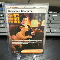 Pokemon TCG Scarlet & Violet 151 Holo Card Giovanni's Charisma 204/165 Sv - Image 1