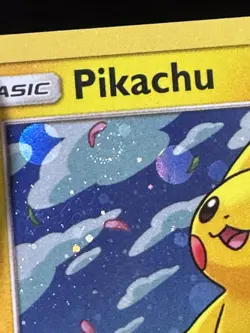 Pokemon Card TCG - Pikachu SM206 Black Star Promo Near Mint w/ SWIRL 🌀 - Image 3