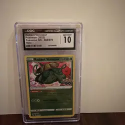 Pokemon Go Radiant Venusaur Holo Card 004/078 CGC 10 Gem Mint - Image 3