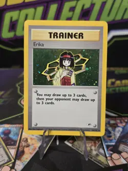 Pokemon TCG Erika Holo Trainer Card Gym Heroes 16/132 NM Ungraded - Image 1