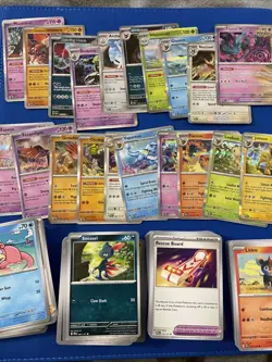 Pokemon Prismatic Evolutions Bulk Lot 200 Cards + 20 Different Holos - Image 1