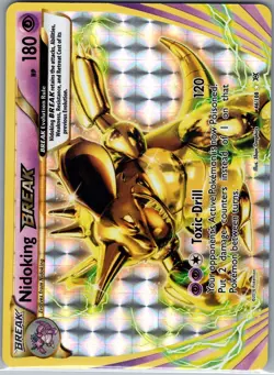 Nidoking BREAK 46/108 Holo XY - Evolutions - Pokemon Card - NM - Image 1