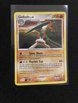 Pokemon TCG Gallade Pop Series 7 Holographic Card 2/17 Rare - Image 1