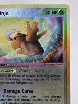 2003 Pokemon Shedinja 11/97 EX Dragon Reverse Holo Rare Card - Image 2