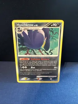 Pokemon Card Honchkrow Supreme Victors Rare 29/147 LP - Image 1