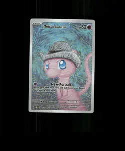 HOLO Mew Card Mew Pokemon Card READ DESCRIPTION BELOW p1 - Image 1