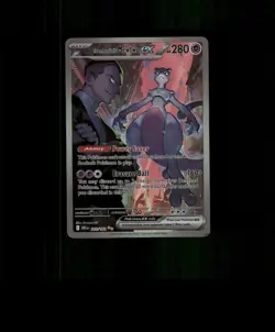 HOLO Mewtwo Card Mewtwo Pokemon Card READ DESCRIPTION BELOW p1 - Image 1