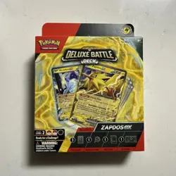 Pokemon Trading Cards - Deluxe Battle Deck - ZAPDOS EX (60-Card Deck, Deck Box+) - Image 1