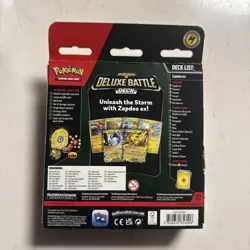 Pokemon Trading Cards - Deluxe Battle Deck - ZAPDOS EX (60-Card Deck, Deck Box+) - Image 3
