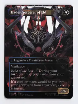 Emet-Selch Unsundered 539 SURGE FOIL Borderless Final Fantasy MTG Card NM - Image 2