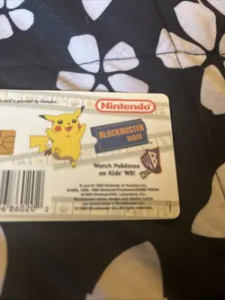 3¼" 1999 Gemplus Squirtle Pokemon Snap Station Blockbuster Video Chip Card New - Image 5