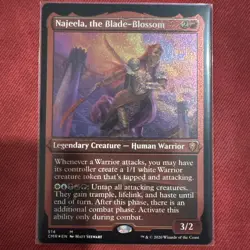 MTG Najeela, the Blade-Blossom (Etched) (514) NM Foil | Commander Legends {CMR} - Image 1