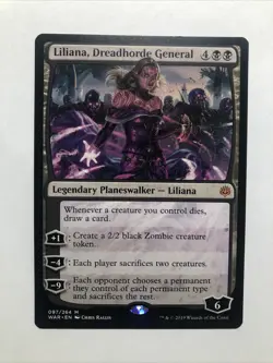 Liliana, Dreadhorde General War of the Spark Regular MTG NM - Image 1
