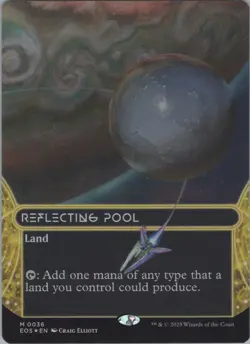 (Foil) MTG Reflecting Pool (0036) (Borderless) M Edge of Eternities: Stellar Sig - Image 1