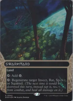 MTG (FOIL) Swarmyard (0042) (Borderless) R Edge of Eternities: Stellar Sights 42 - Image 1