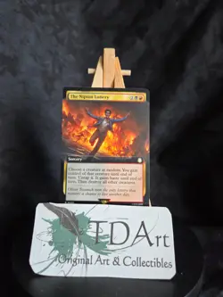 THE NIPTON LOTTERY ~ NM ~ MTG Magic- 0423 PIP Fallout EXTENDED ART - Image 1