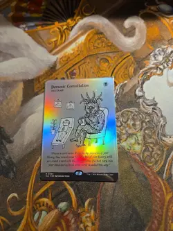 Demonic Consultation Foil MTG Encyclopedia Secret Lair - Played - - Image 1