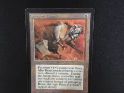 Clockwork Beast MP [Limited Edition Beta] Mtg Magic Free Tracking! - Image 3