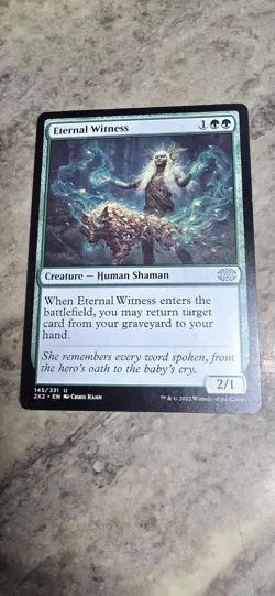 Eternal Witness Dounle Masters Creature Human Shaman Uncommon MTG NM - Image 1