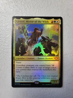 1x Ghired, Mirror of the Wilds - Foil M MTG Outlaws of Thunder Junction M/NM - Image 1