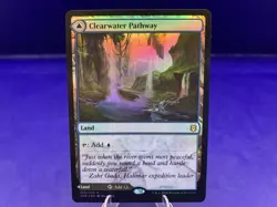 MTG - Clearwater Pathway/Murkwater Pathway (Foil) - Zendikar Rising (ZNR) ! - Image 1
