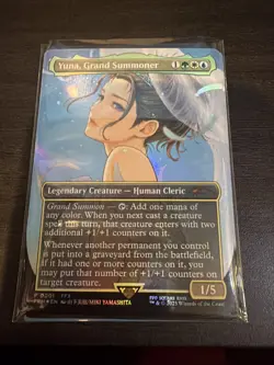 Yuna, Grand Summoner (Borderless) (promo Foil) Final Fantasy Foil - Image 1