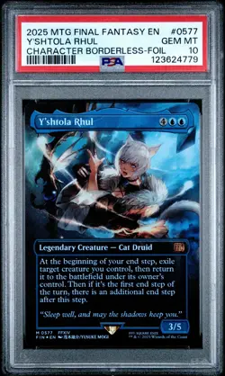 4779 Y'shtola Rhul 2025 Magic: The Gathering MTG Final Fantasy #0577 Foil PSA 10 - Image 1