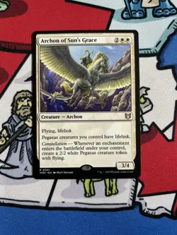 Archon of Sun’s Grace x1 Mtg Wilds of Eldraine Commander - Image 1