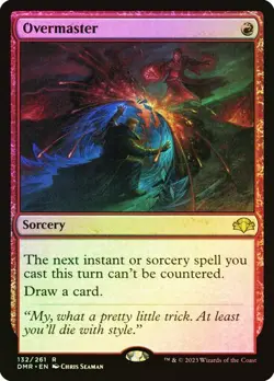 Overmaster FOIL - 132/261 - Rare - Dominaria Remastered DMR MTG - Image 1