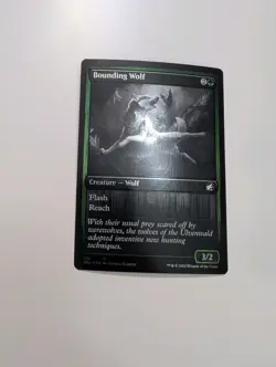MTG - Bounding Wolf (Foil) - Innistrad: Double Feature NM/M Condition - Image 1