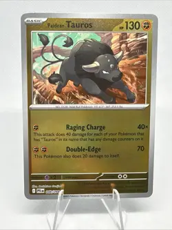 Paldean Tauros 048/094 Reverse Holo Phantasmal Flames Pokemon Mint! - Image 1
