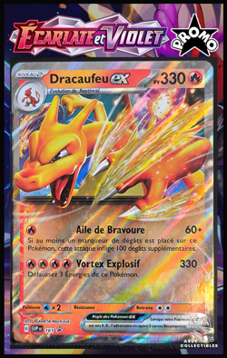 Carte Pokemon Dracaufeu EX SVP161 FR Promo Ecarlate et Violet FR - Image 1
