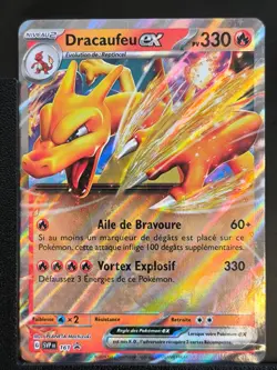 Carte Pokemon Dracaufeu EX SVP161 FR Promo Ecarlate et Violet FR - Image 2